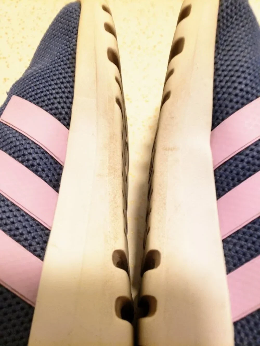 Adidas Racer Tr23 Kids Size 10k Blue Pink Hook Loop Sneakers